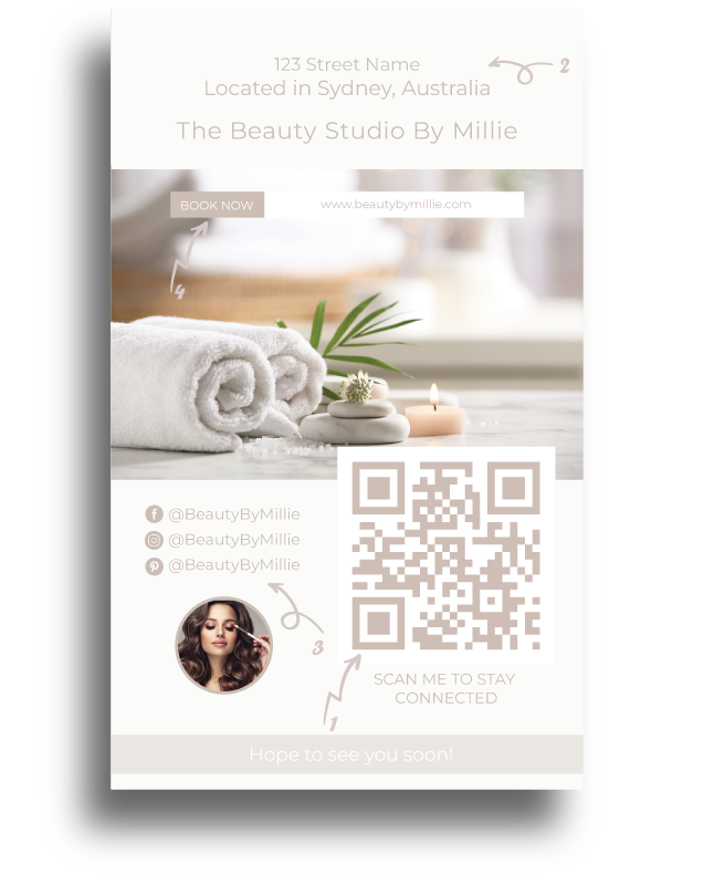Custom Instagram Smart Business Card + A4 Profile Poster – Boost Your Online Presence